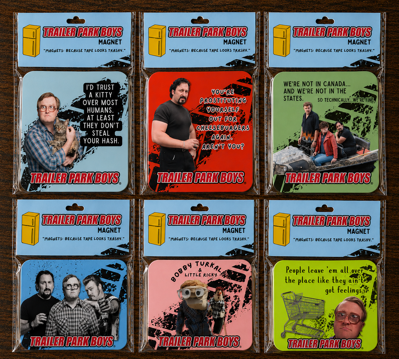 Officially Licensed Trailer Park Boys™ Magnets