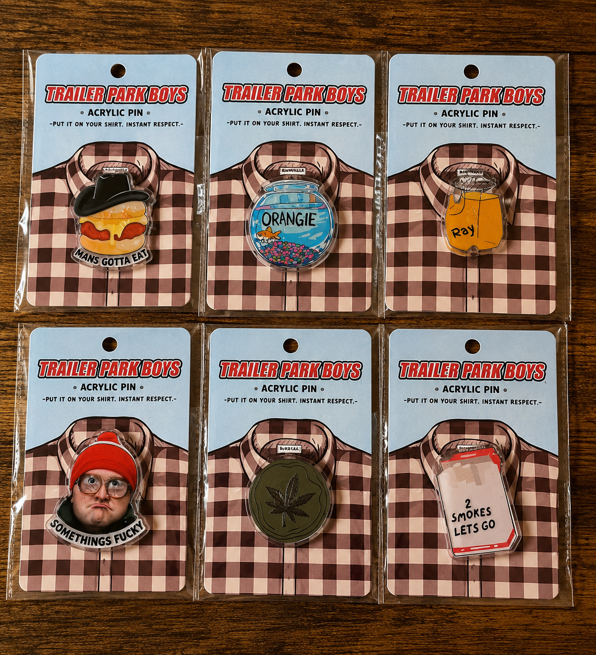 Officially Licensed Trailer Park Boys™ Pins
