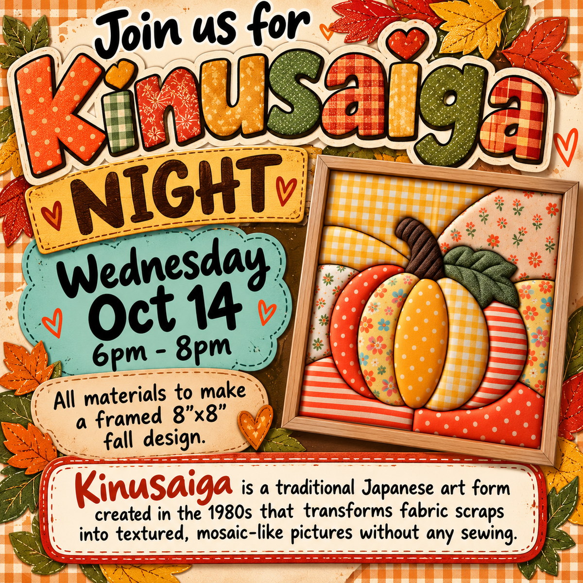 Kinusaiga Craft Night